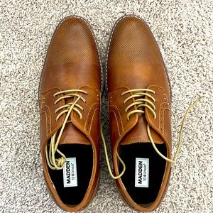 Brand New Madden Ortholite Brown Leather Dress Shoes (size 10.5)